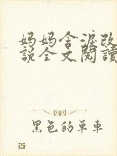 妈妈含泪改嫁小说全文阅读