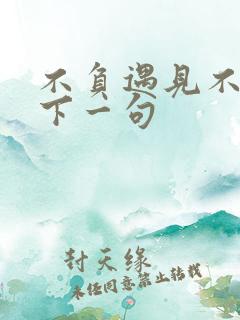 不负遇见不负卿下一句