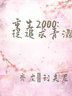 重生2000:从追求青涩校花同桌开始完整小说