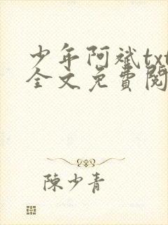 少年阿斌txt全文免费阅读小说