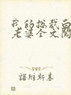 我的总裁白富美老婆全文阅读无删减