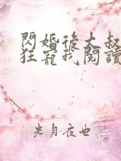 闪婚后大叔每天狂宠我阅读
