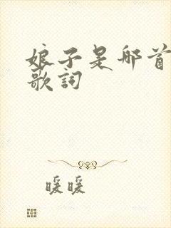 娘子是哪首歌的歌词