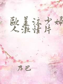 欧美注少妇与黑人激情片