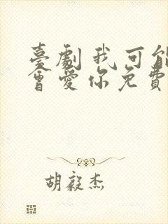 台剧 我可能不会爱你免费观看