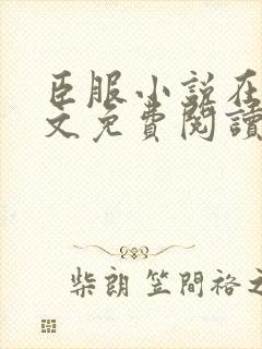 臣服小说在线全文免费阅读笔趣阁无弹窗