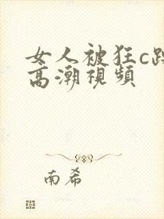 女人被狂c躁到高潮视频