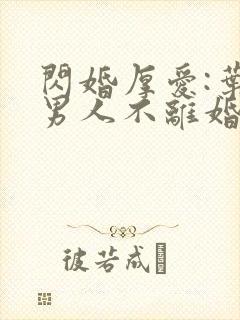 闪婚厚爱:叶家男人不离婚小说全文阅读