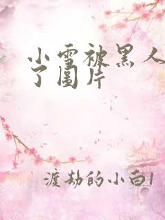 小雪被黑人撑破了图片