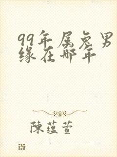 99年属兔男姻缘在哪年