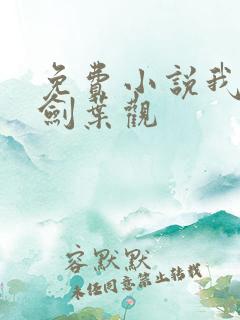 免费小说我有一剑叶观