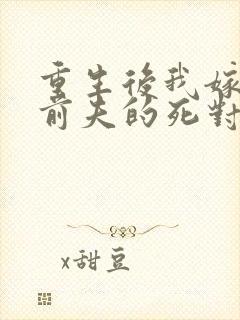 重生后我嫁给了前夫的死对头