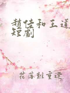 赵佳和王道铁的短剧