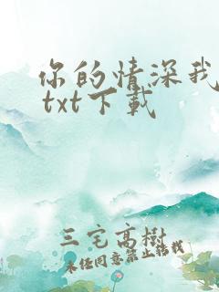 你的情深我不配 txt下载