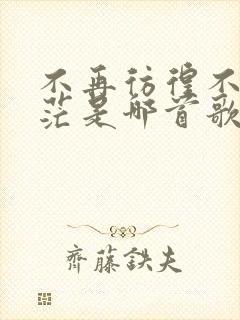 不再彷徨不再迷茫是哪首歌的歌词