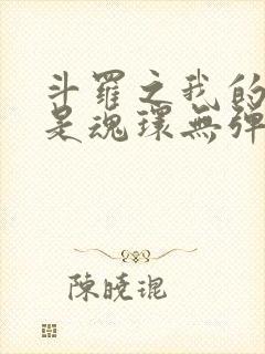 斗罗之我的武魂是魂环无弹窗