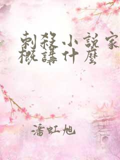 刺杀小说家2大概讲什么