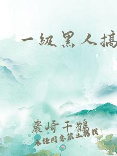 一级黑人搞少妇