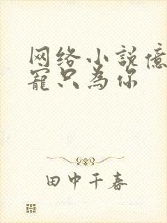 网络小说亿万盛宠只为你