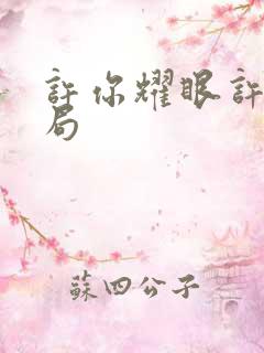 许你耀眼许妍结局