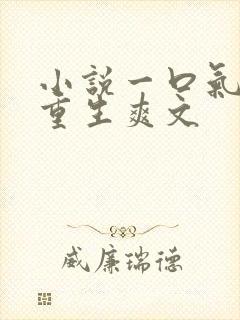 小说一口气看完重生爽文