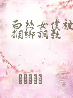 白丝女仆被主人捆绑调教