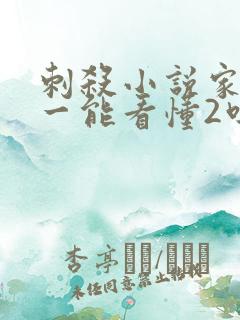 刺杀小说家不看一能看懂2吗