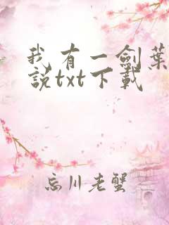我有一剑叶观小说txt下载