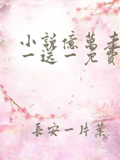 小说亿万老婆买一送一免费