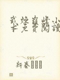 武炼巅峰小说全本免费阅读