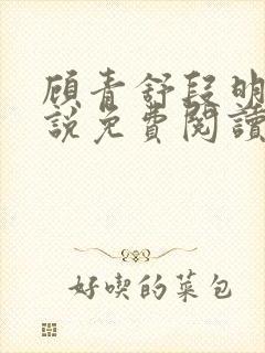 顾青舒段明逸小说免费阅读最新章节