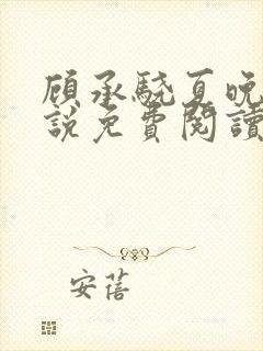 顾承骁夏晚宁小说免费阅读最新章节