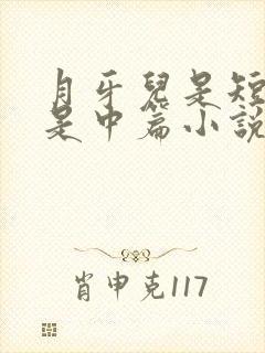 月牙儿是短篇还是中篇小说