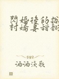 闪婚后的总裁农村娇妻甜翻了全集