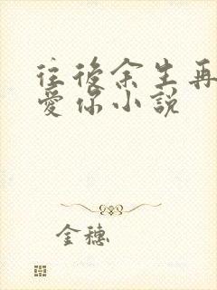 往后余生再不说爱你小说