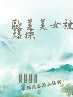 欧美美女被黑人爆操