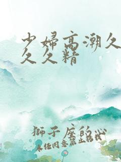 少妇高潮久久久久久精