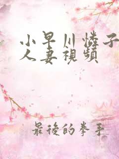 小早川怜子丰满人妻视频