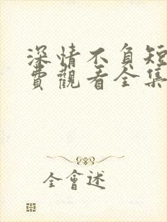 深情不负短剧免费观看全集18