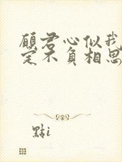 愿君心似我心,定不负相思意