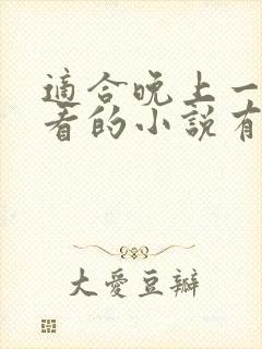 适合晚上一个人看的小说有