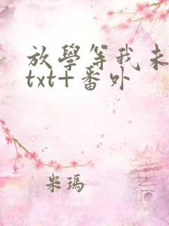 放学等我未删减txt+番外