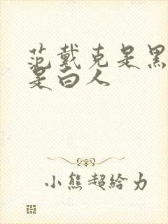 范戴克是黑人还是白人