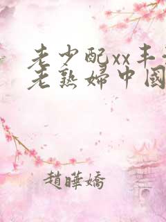 老少配xx丰满老熟妇中国熟女