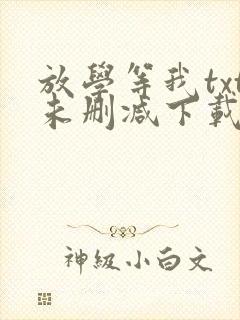 放学等我txt未删减下载