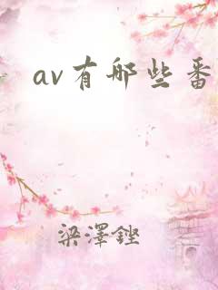 av有哪些番号