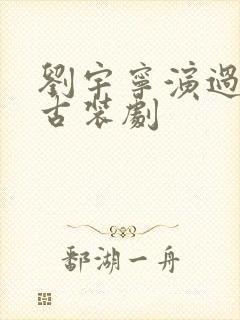 刘宇宁演过哪些古装剧