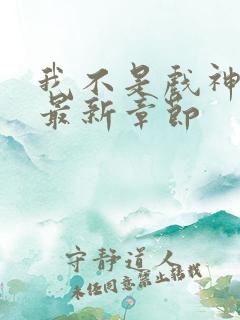 我不是戏神小说最新章节