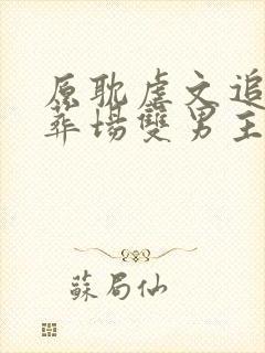 原耽虐文追妻火葬场双男主