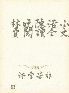 林晚陈浩小说免费阅读全文最新章节